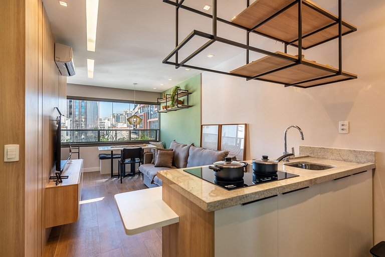 BHaus Itaim DSG | Apartamento 1 Quarto 44m2 Deluxe | 10o and