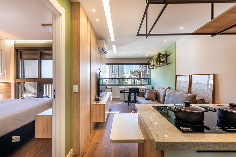 BHaus Itaim DSG | Apartamento 1 Quarto 44m2 Deluxe | 10o and