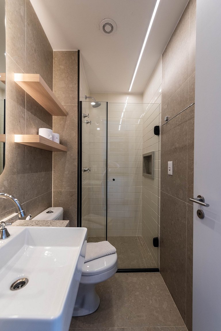 BHaus Higienópolis Maceió 88 | Studio com Varanda | Cama Que