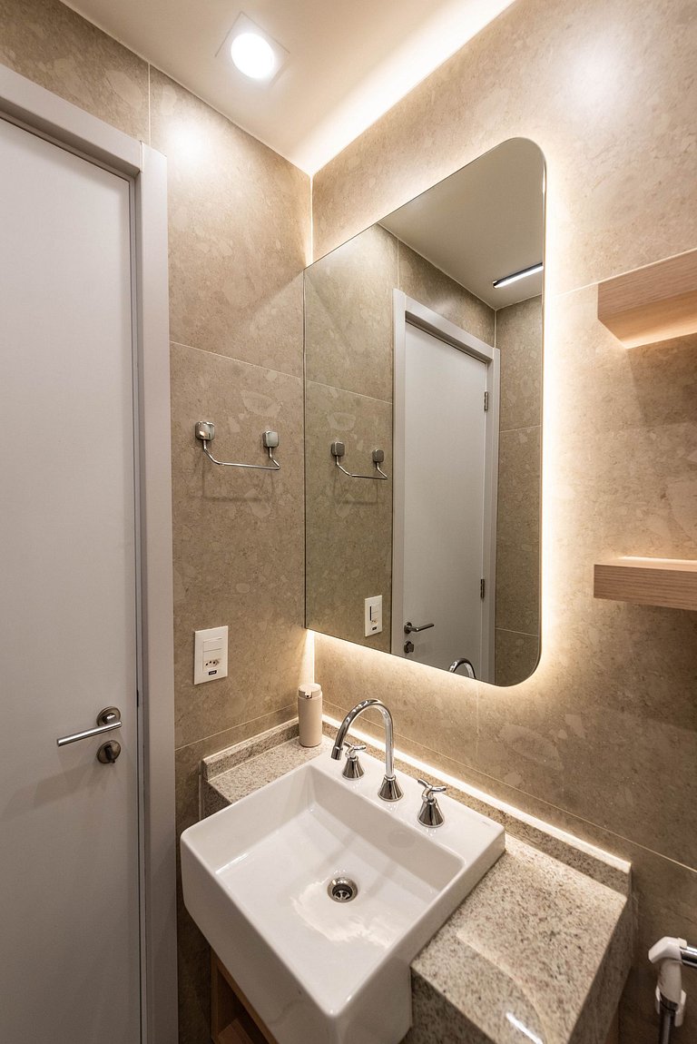 BHaus Higienópolis Maceió 88 | Studio com Varanda | Cama Que
