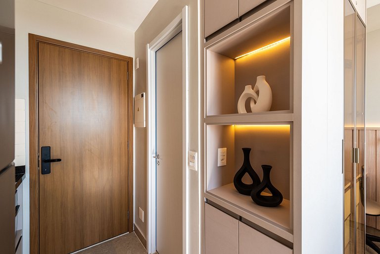BHaus Higienópolis Maceió 88 | Studio com Varanda | Cama Que