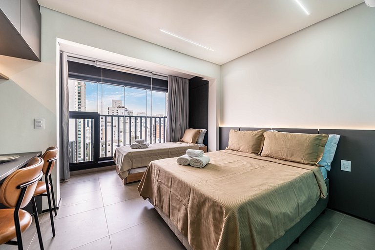 BHaus Brooklin On Florida | Studio Premium com Bicama | 19o