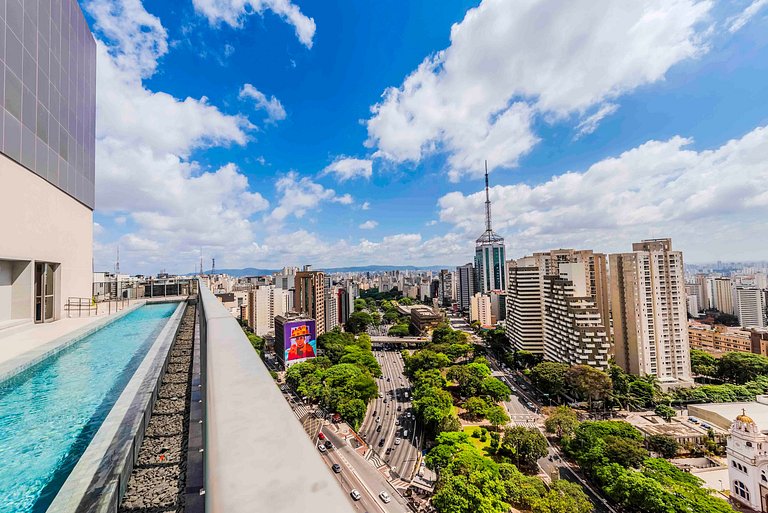 BHaus Paraíso On Paulista - Studio Premium com Vista Incríve